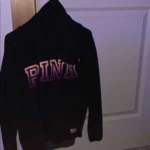 PINK black sweatshirt